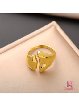 ESTAILO FASHION - Harmonic Flow Ring Gold