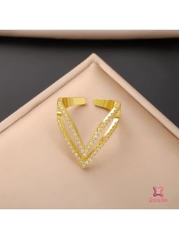 ESTAILO FASHION - Vow Sparkle Ring Gold