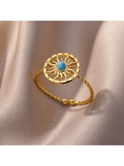 ESTAILO FASHION - Solstice Sun Ring Gold
