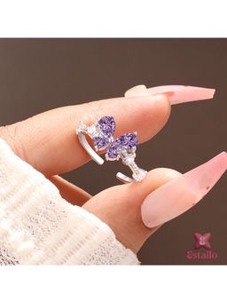 ESTAILO FASHION - Butterfly Dream Ring Silver