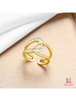 ESTAILO FASHION - Golden Gleam Ring Gold