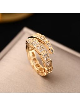 ESTAILO FASHION - Radiant Viper Coil Ring Gold