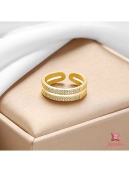 ESTAILO FASHION - The Serpents Embrace Ring Gold