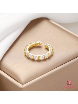 ESTAILO FASHION - Stackable Moissanite Ring Gold