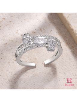 ESTAILO FASHION - The Arctic Allure Ring Silver