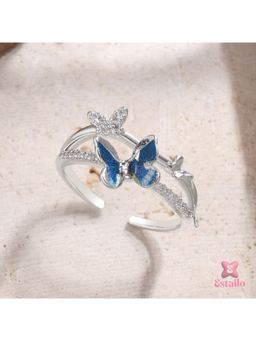 ESTAILO FASHION - Lumina Butterfly Ring Silver