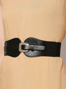 Twenty Dresses by Nykaa Fashion - Black Tangled Up And Twisted Belt