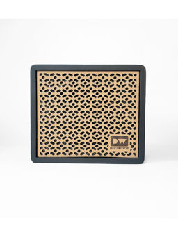 DECIWOOD - Clef Portable, Bluetooth 5.0 Wooden Body 10W Wireless Speaker-Red