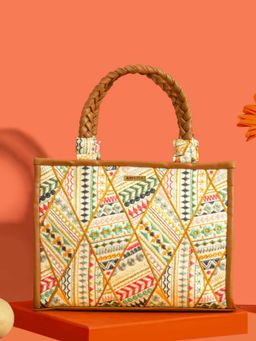 AMYRA - Multicolor Vritti Embroidered Handbag