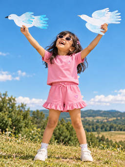 Somersault - T-Shirt and Shorts Set | Kids Clothing Set for Girls