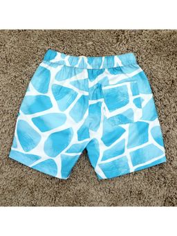 The Lion and the Fish - Zerafa Printed Pastel Blue Short