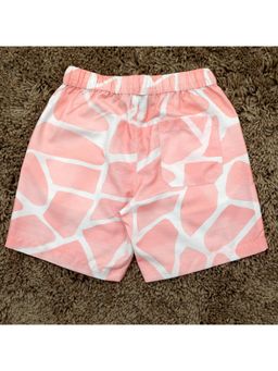 The Lion and the Fish - Zerafa Printed Pastel Pink Short