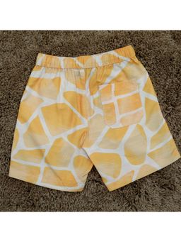 The Lion and the Fish - Zerafa Printed Yellow Short