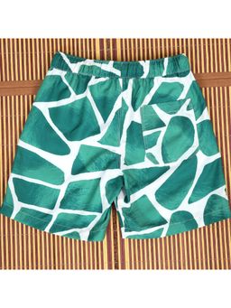 The Lion and the Fish - Zerafa Printed Dark Green Short
