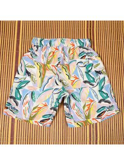 The Lion and the Fish - Boys Allurer Aztec Printed Short Multi Color