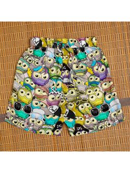 The Lion and the Fish - Boys Owl Printed Short Brown