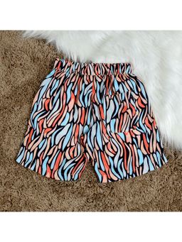 The Lion and the Fish - Boys Printed Short Peach