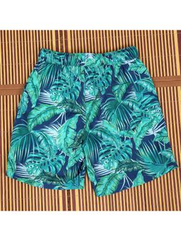 The Lion and the Fish - Hawaiian Tropical Blue Short