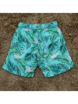 The Lion and the Fish - Hawaiian Tropical Sky Blue Short