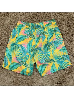 The Lion and the Fish - Hawaiian Tropical Yellow Short