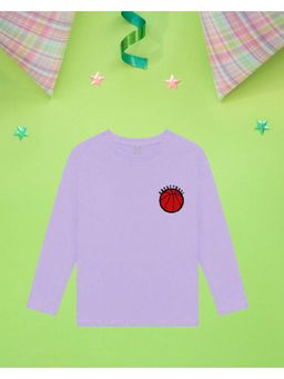 Nusyl - Lilac Printed Full Sleeves T-Shirt