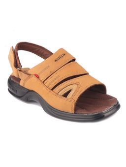 Red Chief - Tan Leather Casual Sandals For Men