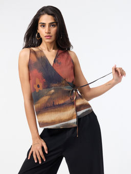 The Souled Store - Tie-Up Top Autumn Women Top