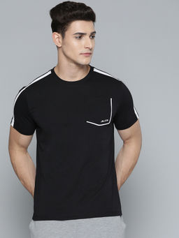 Alcis - Men Black Pocket Detailing T-shirt