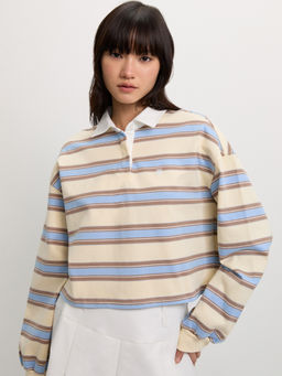 Pomelo - Striped Polo Shirt - Multi Color