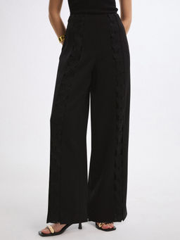 Pomelo - Butterfly Lace Pants - Black