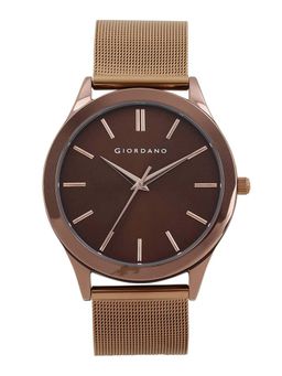 Giordano - Men's Brown Round Analog Watch
