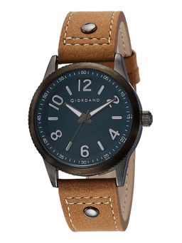 Giordano - Men's Navy Blue Round Analog Watch