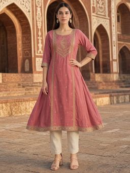 Rangita - Pink EmbroidePink Kurta
