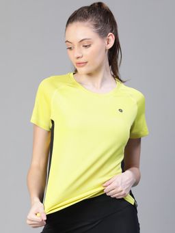 Athlisis - Women Green Lightweight Quick Dry Running Fitness Sports T-Shirt