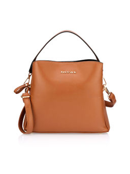 Fastrack - Solid Tan Satchel Bag