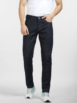 Jack & Jones - Dark Blue Low Rise Glenn Slim Fit Jeans