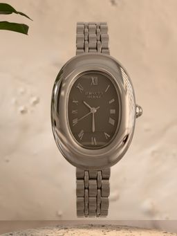 Perfectly Average - Soulmate Oval Silver-Toned Watch for Women - PAJ-00010664 (M)