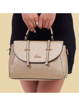 Lavie - Women's Beech Flap Satchel Handbag (Gold) (L)
