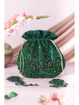 Vareli Bafna - Deepemerald Potli-Green