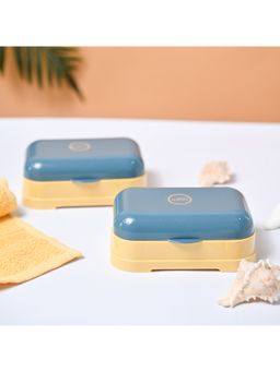 Voncasa - Plastic Yellow Soap Dish - Pack of 2