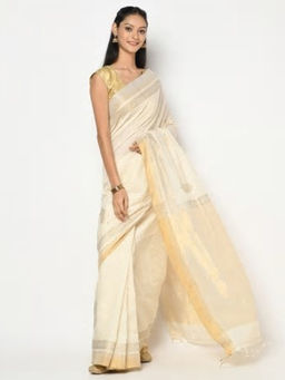 Fabindia - Tussar Cotton Printed Sari
