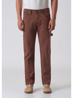 Banana Club - Brick Brown Cargo Denim Jeans