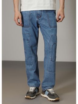 Banana Club - Dapper Celeste Blue Baggy Fit Jeans