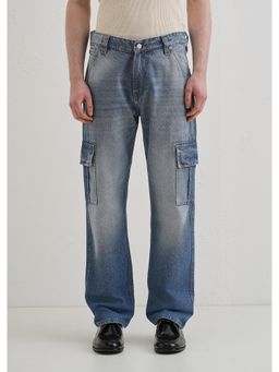 Banana Club - Slate Blue Baggy Fit Jeans