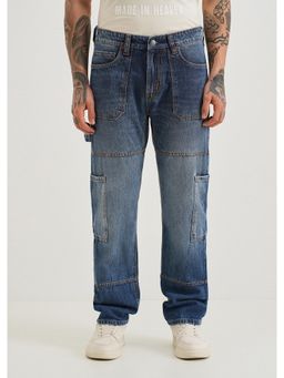 Banana Club - Aero Blue Baggy Fit Jeans