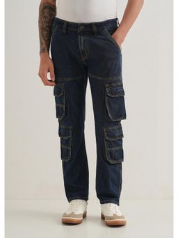 Banana Club - Navy Blue Trust Baggy Fit Denim Jeans