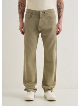 Banana Club - Light Olive Straight Fit Denim