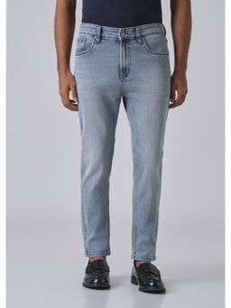 Banana Club - Faded Light Blue Straight Fit Denim Jeans
