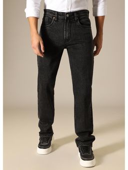 Banana Club - Charcoal Black Straight Fit Denim