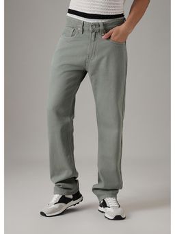 Banana Club - Greyish Green Straight Fit Denim